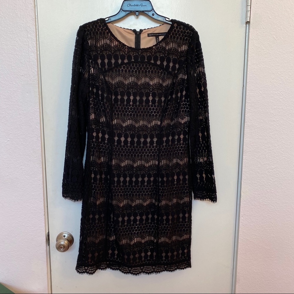 Black lace dress